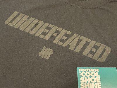UNDEFEATED UNDFTD TECHNICAL GOODS LONG SLEEVE TECH TEE SHIRT BLACK GREY NEW XXL