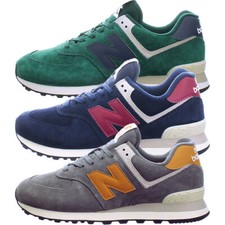 New Balance 574 grün blau grau Herren Jungen...