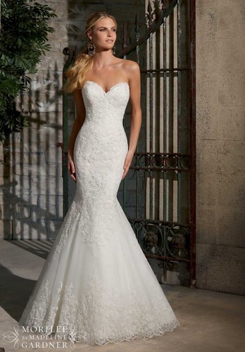 Mori Lee Wedding dress 2713 IVORY color 