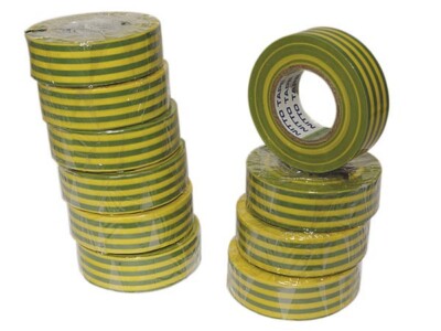 NITTO - ISOLIERBAND - GRÜN/GELB - 19 mm x 10 m