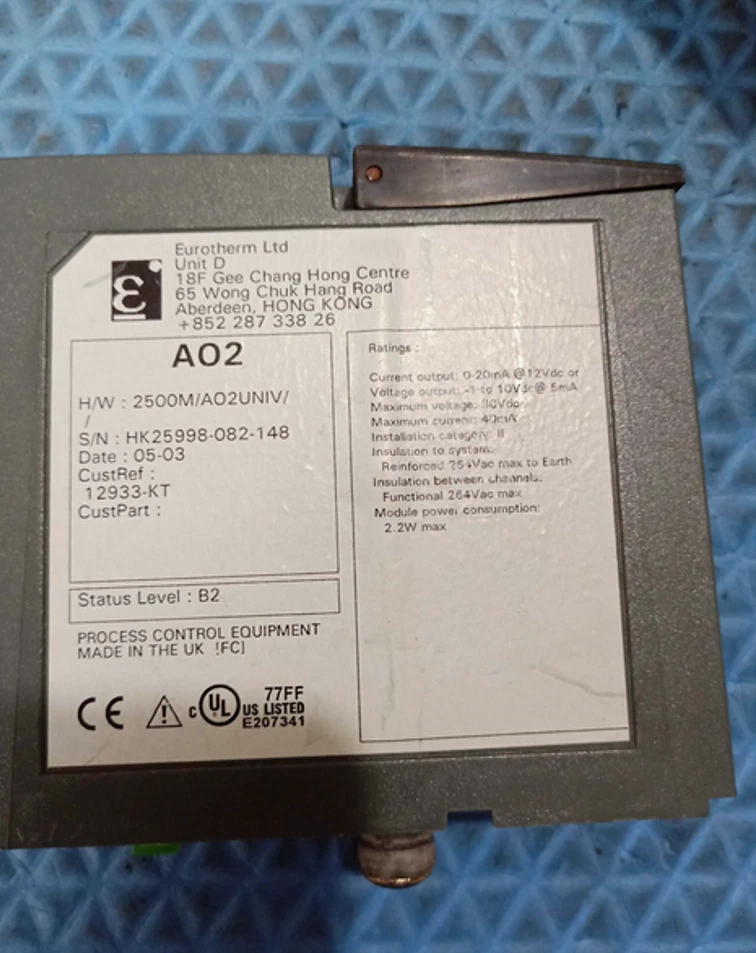 1 pieza Eurotherm Euro 2500 serie DCS módulo A02 USADO probado OK Foto 3 de 3