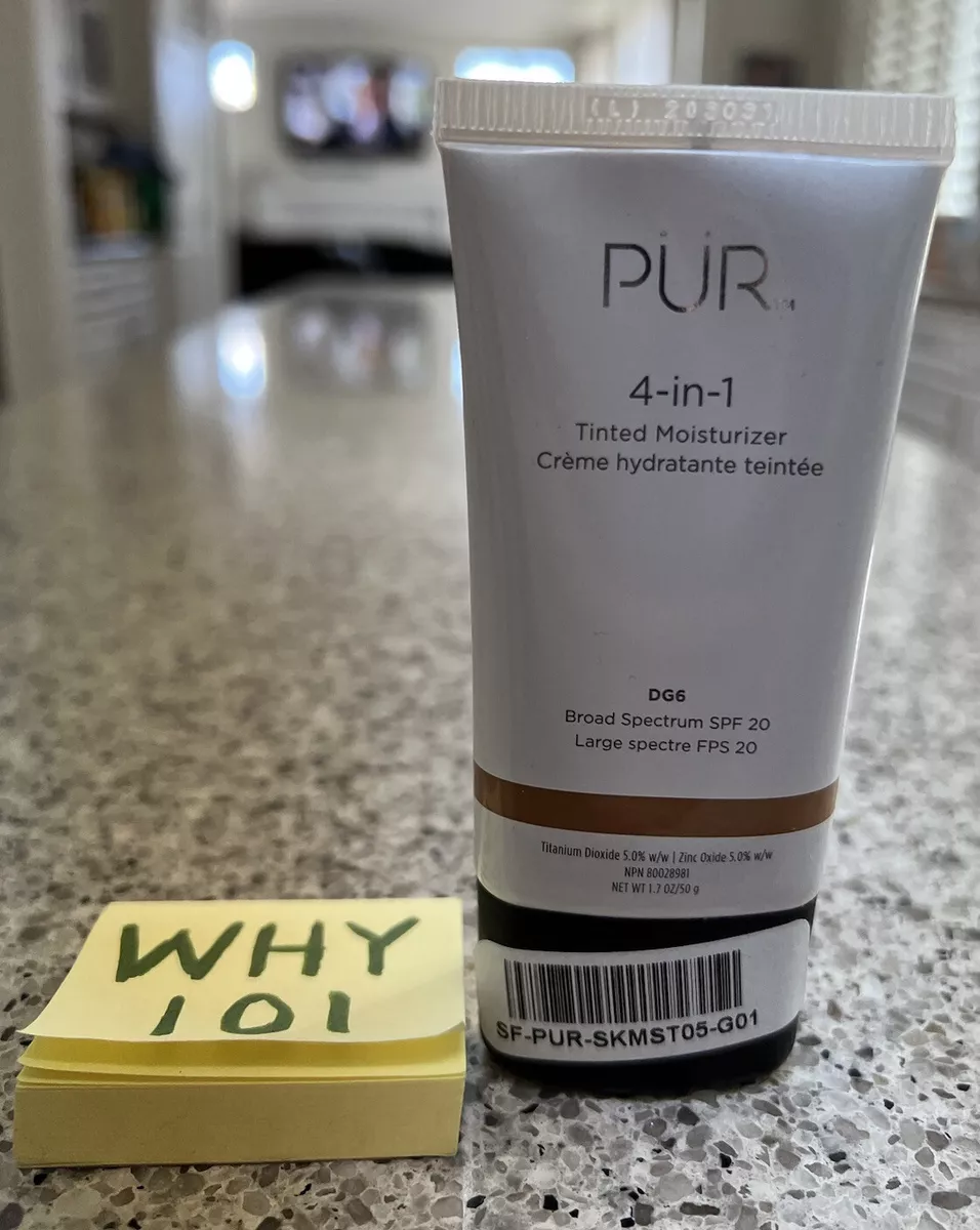 Sealed PUR 4 in 1 Tinted Moisturizer SPF 20 DG6 1.7oz 50g EXP 9 23
