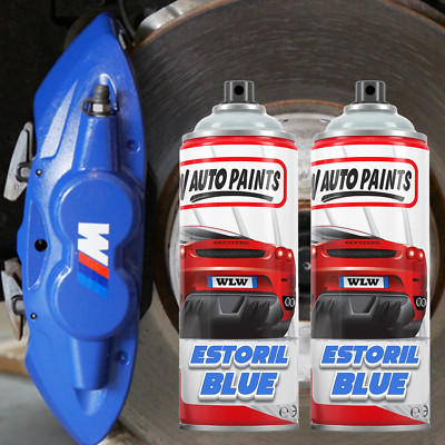 X2 BMW Estoril blau M-Sport BREMBO hitzebeständig Aerosol Spray Bremssattel Lack
