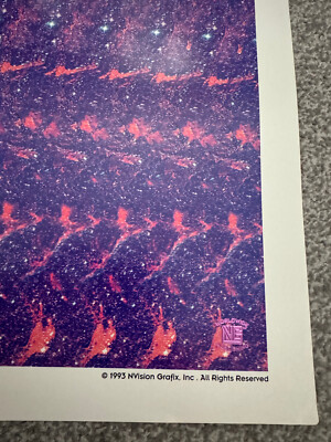 1993 NVision Grafix magic eye illusion poster - Zero Gravity | eBay UK