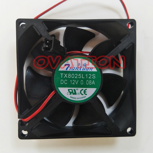 20for 1 PCS Tianxuan Cooling Fan TX8025L12S DC 12V 0 08A 80 80 25mm EBay