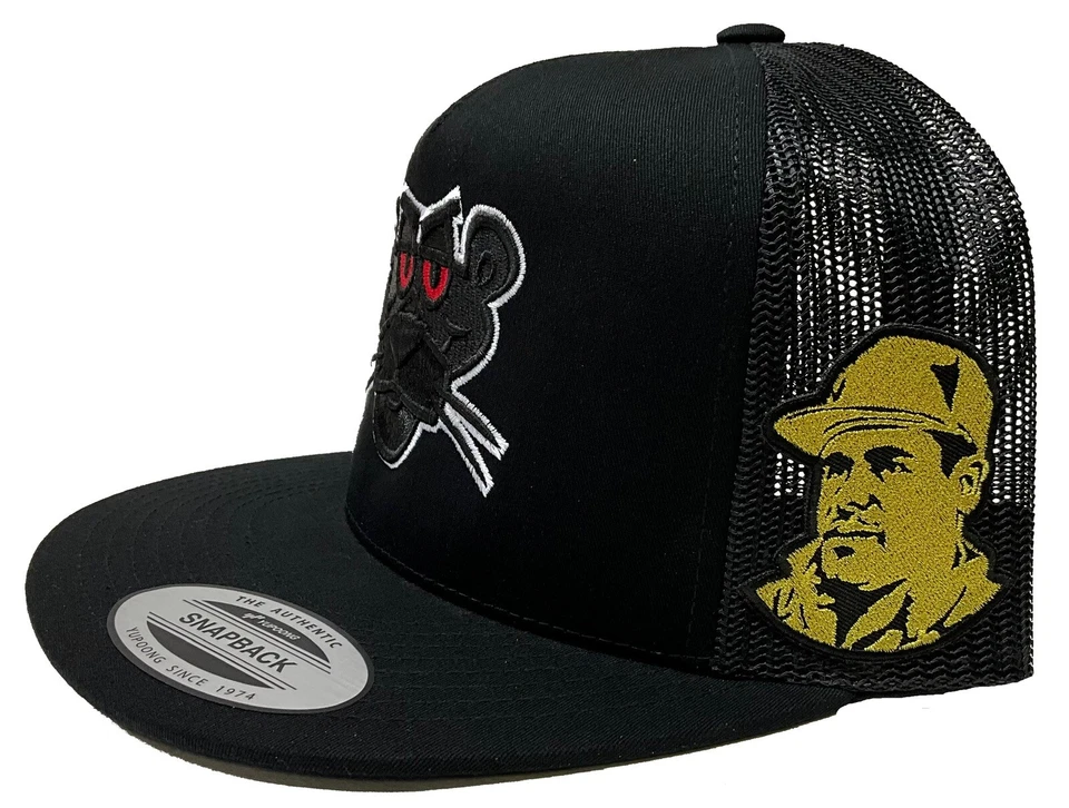 SOMBRERO LA PANTERA Y EL CHAPO GUZMÁN MALLA NEGRA LOGO DE MÉXICO FEDERAL Foto 2 de 4