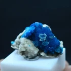 Cavansite  with calcite  (non precious natural stone) # 4108