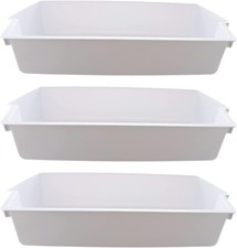 WP2187172 Refrigerator Door Bin Replacement Whirlpool/Kenmore - WHITE 3-PACK
