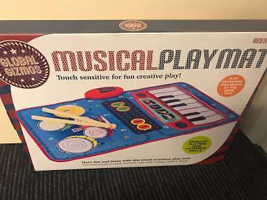Musical Drum Keyboard & 4 instruments  Playmat Fun Dance Play Gift Bday Xmas
