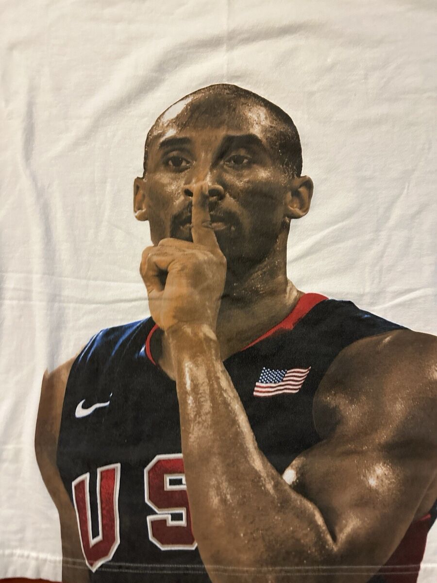 RARE Nike Shh! Kobe Bryant Team USA Basketball Olympics RARE Nike Shh! Kobe Bryant Team USA Basketball Olympics