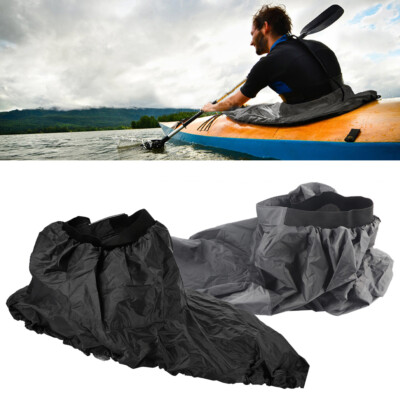 Wasserdicht Kajak Spritzdecke Spritzschutz Kanu Boat Spray Skirt Schwarz