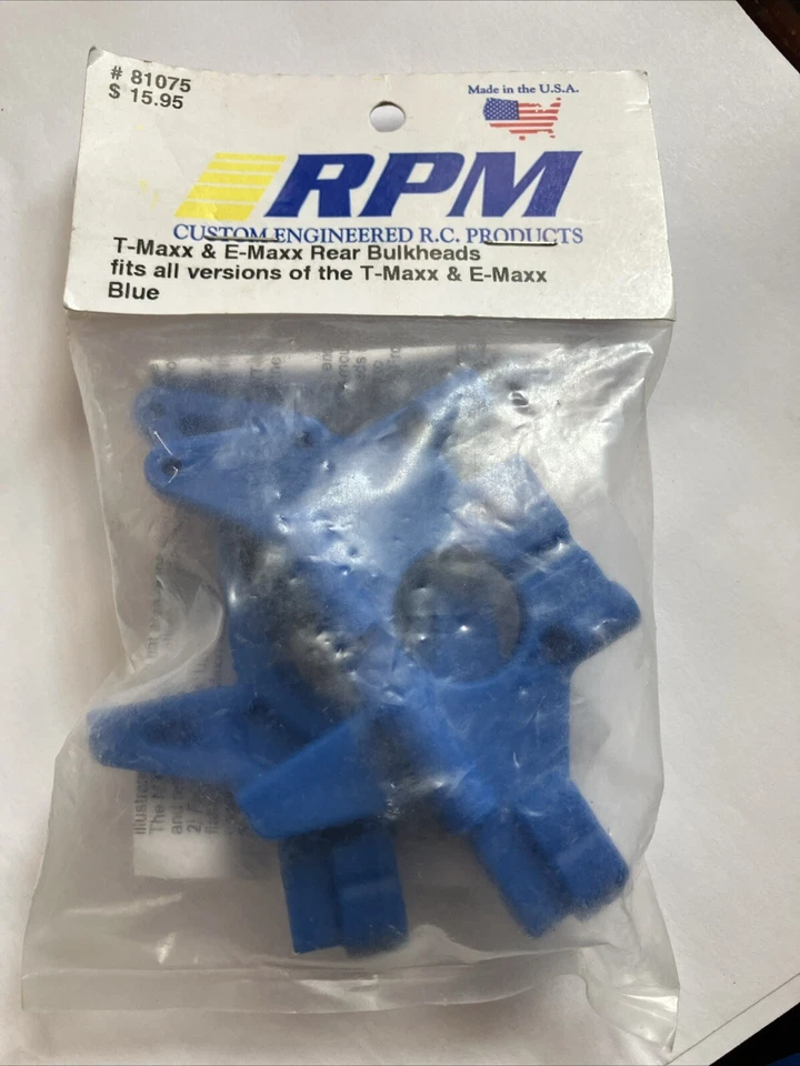 81075 RPM Rear Bulkheads Traxxas T-Maxx & E-Maxx  & T3874.5COB Gear Box Collar - Image 4 of 4