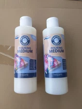 Artskills Glossy Acrylic Paint Pouring Medium 2 Bottles 7.6 FL Oz Ea School Fun