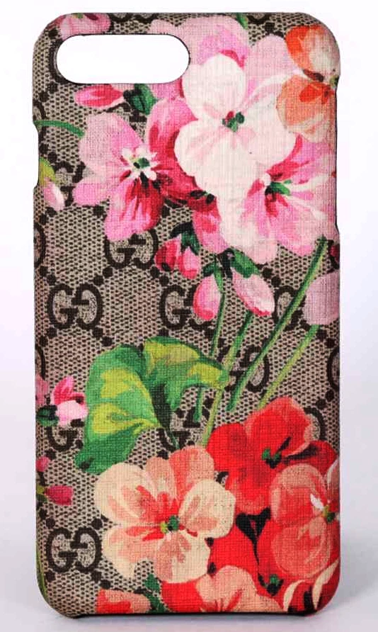 GUCCI GG Supreme Monogram Blooms 474578 527476 iPhone 7/8 保护壳 全新带盒 意大利 — 第 3/4 张图片