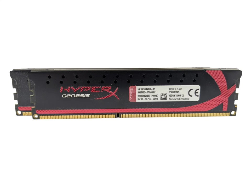 Kingston HyperX Genesis 8GB (2x4GB) DDR3 1866Mhz Desktop RAM HX18C9BRK2/8-OC - Image 2 of 4