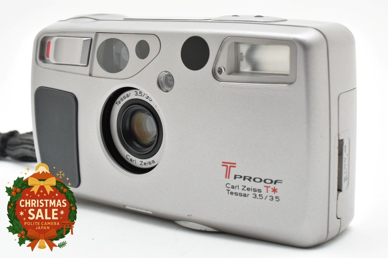 [Christmas Sale] Kyocera T Proof Yashica T4 Super T5 35mm Silver Film Camera JP