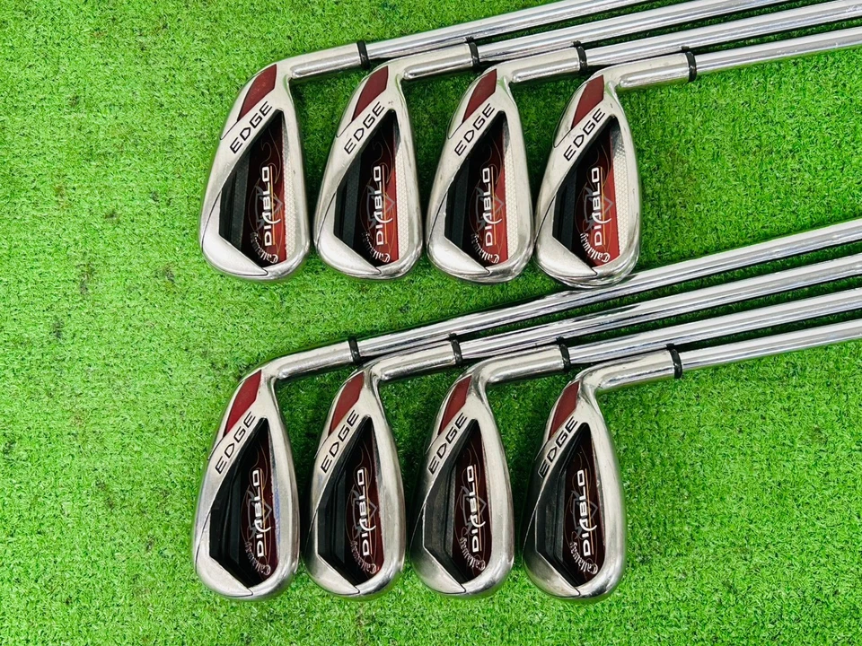 Callaway Diablo Edge Iron Set 5-9+PW+AW+SW RH Ns Pro 950GH Stiff Steel G13870 - Image 2 of 4