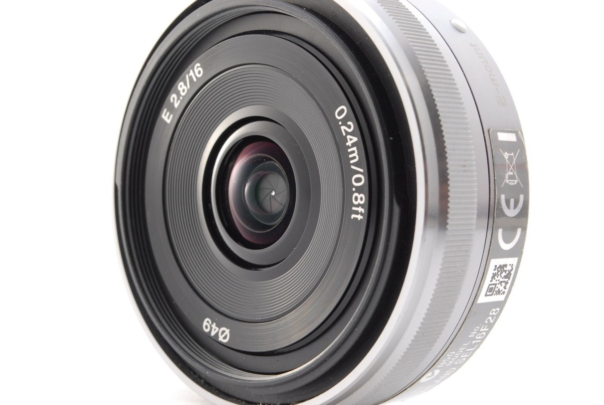 Sony 16mm f2.8 E Lens SEL16F28 Silver Near Mint from Japan#623 | eBay