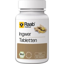 RAAB Vitalfood Ingwer Bio Tabletten 360 St PZN 19304530