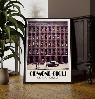 Ormond Gigli Girls in the Window May 3-25, 1983 New York City Poster