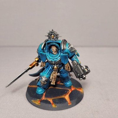 Captain in Terminator Rüstung bemalt Space Marines Warhammer 40k GamesWorkshop