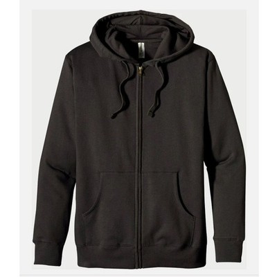 NEW Econscious Mens LRGE Full Zip Hoodie Charcoal Black Organic Cotton MSRP $52