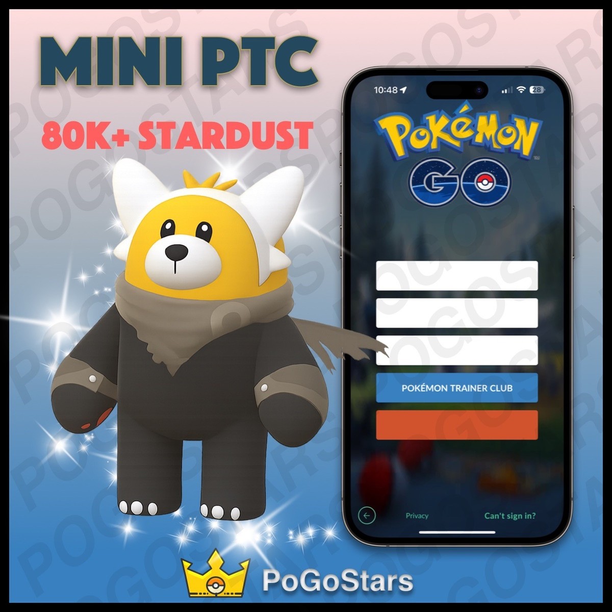 Compte Pokémon Go Shiny X32 - 2M Stardust + Noivern Shiny - Neuf