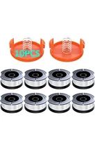 10 Pack AF-100 Replacement Spool Line for Black+Decker - 0.065" Weed Eater St...