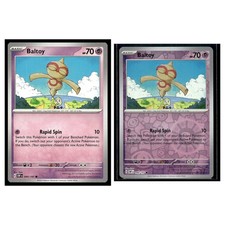 2 Card Pokemon TCG Collection - SV03: Obsidian Flames - Baltoy 094/197 LP