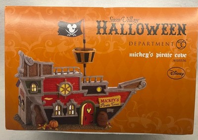 Dept 56 Snow Village Halloween ''Mickey's Pirate Cove'' #4025336 BNIB