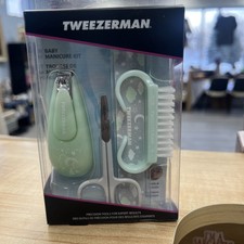 Tweezerman Baby Manicure Kit Nail Clipper, Scissors, brush, File Sealed
