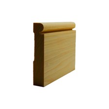 EWBB25 Beaded 3-1/2" Tall x 3/4" Baseboard Moulding. Unfinished