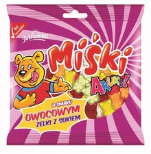 5900352007922 AKUKU! Miśki Żelki z sokiem o smaku owocowym 90 g COLIAN SŁODKI