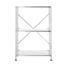 MUJI stainless steel unit shelf, stainless steel shelf set,W58 x D41 x H83 cm