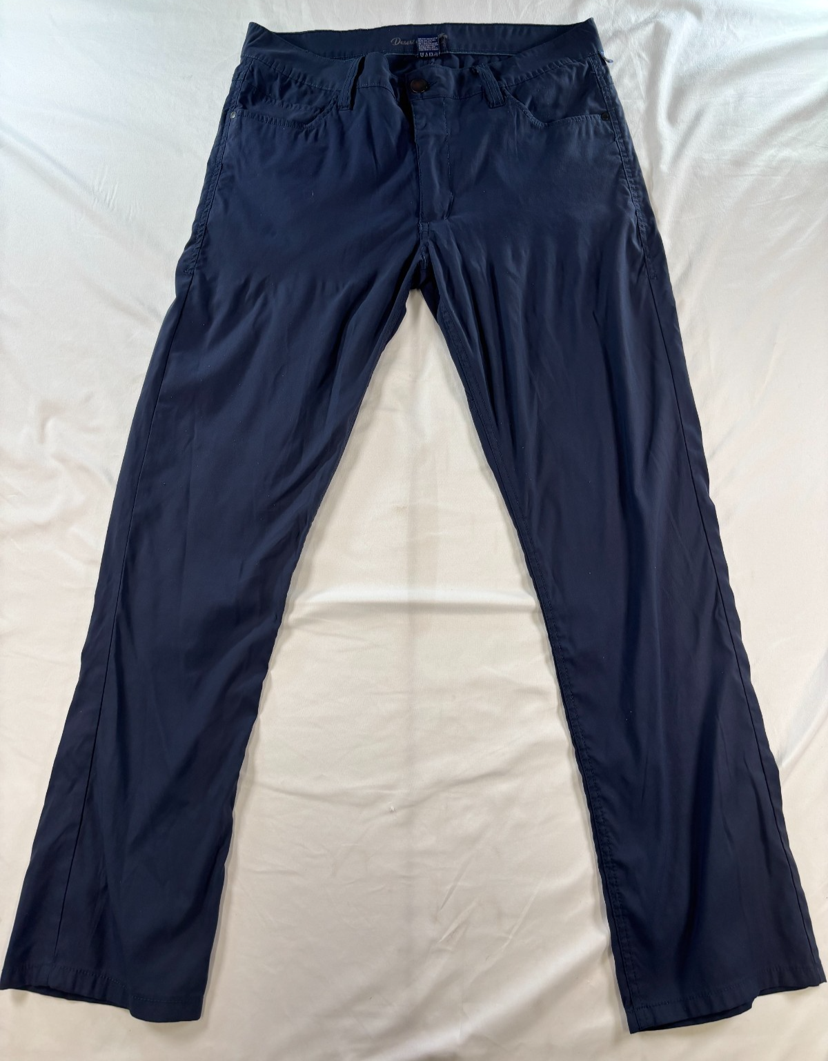 Desert Dunes Pants Men 32X30 Performance Navy Blue Hiking Wicking Tech