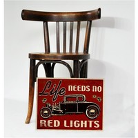 Vintage Schild 30 X 40 Oldtimer Auto Werkstatt Us-Car Hotrod Rockabilly Usa *052