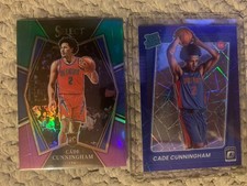 Cade Cunningham (8) Rookie Card Card Lot. Panini 2021-2022