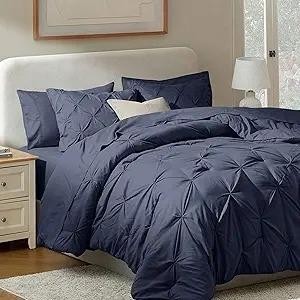 Nestl All Season Navy Down Alternative Queen 3 Pc. Comforter Set