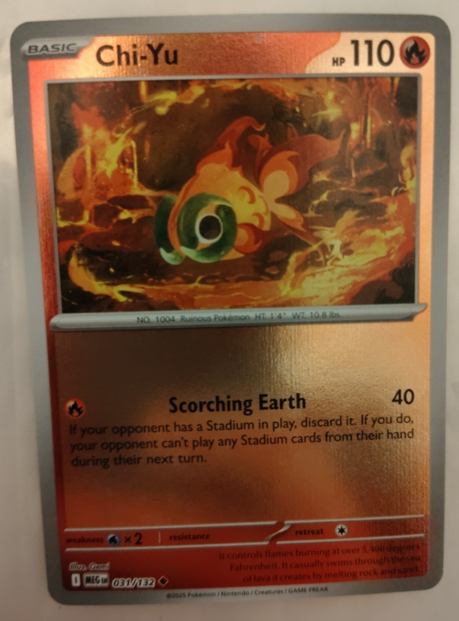 Chi-Yu 031/132 ME01 Mega Evolution Reverse Holo Near Mint