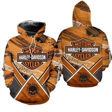Personalized Harley Racing Davidson 3D Hoodie , Unisex Adults S-5XL