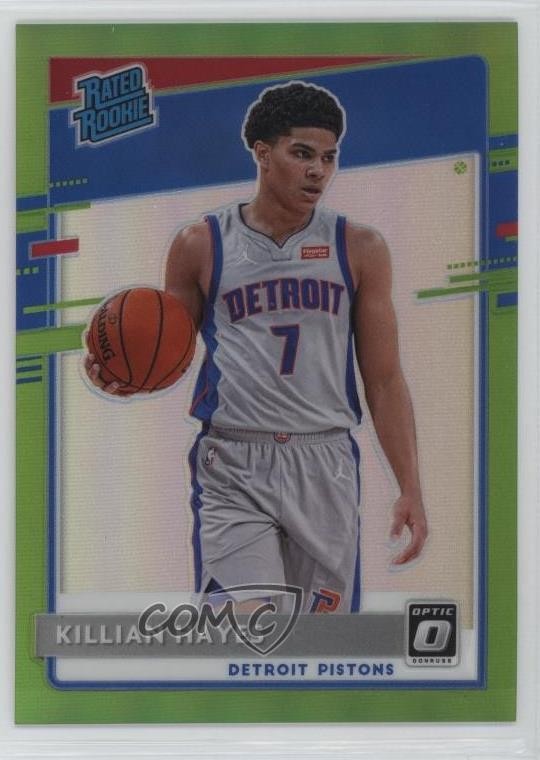 2020 Panini Donruss Optic Rated Rookie Lime Green Prizm 10/149 Killian Hayes z7j