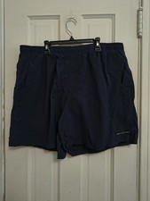 Columbia Men's PFG Omni-Shade Shorts Blue XL Quick Dry Fishing Mesh Lined C4