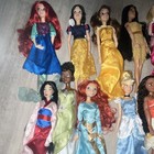 Disney Princess 12p Fashion Doll Lot Removable Clothes — photo 2
