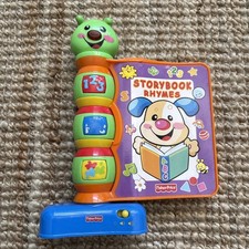 Fisher Price Interactive Storybook Laugh  Learn Rhymes, Works Great