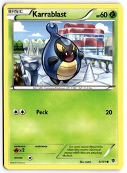 Karrablast 6/101 Plasma Blast Common Pokemon TCG