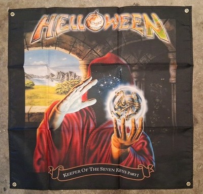 Helloween Keeper Of The Seven Keys Part 1  2x2 Ft Banner Flag Poster