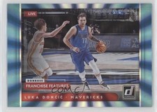 2021-22 Panini Donruss Franchise Features Holo Teal Laser Luka Doncic #1
