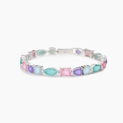 Armband MABINA Santorini 533900-18 925 Silber und Fusion Stone Multicolor