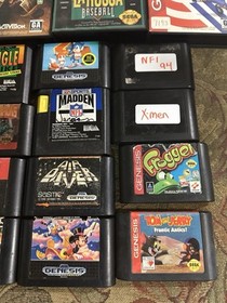 Sega Genesis Game Lot of 27 (No Duplicates) Street Fighter, Mortal Kombat, Sonic