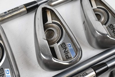 Ping G Series Eisen / 5-PW / Blue Dot / Regular Flex Ping TFC 419 Schaft